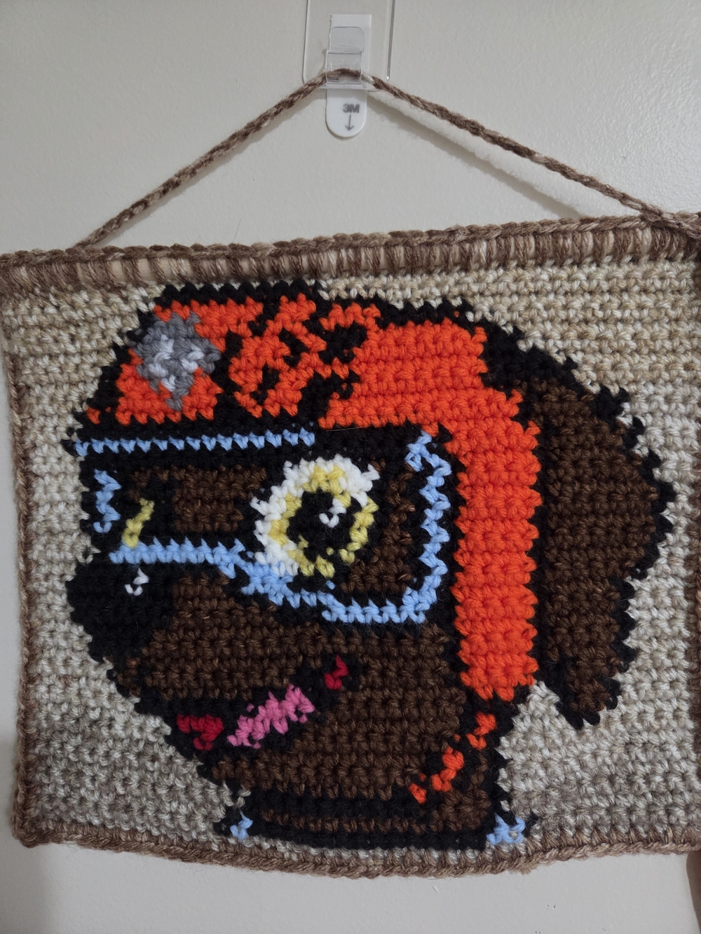 Handmade Crochet Tapestry Paw Paw Patrol Zuma